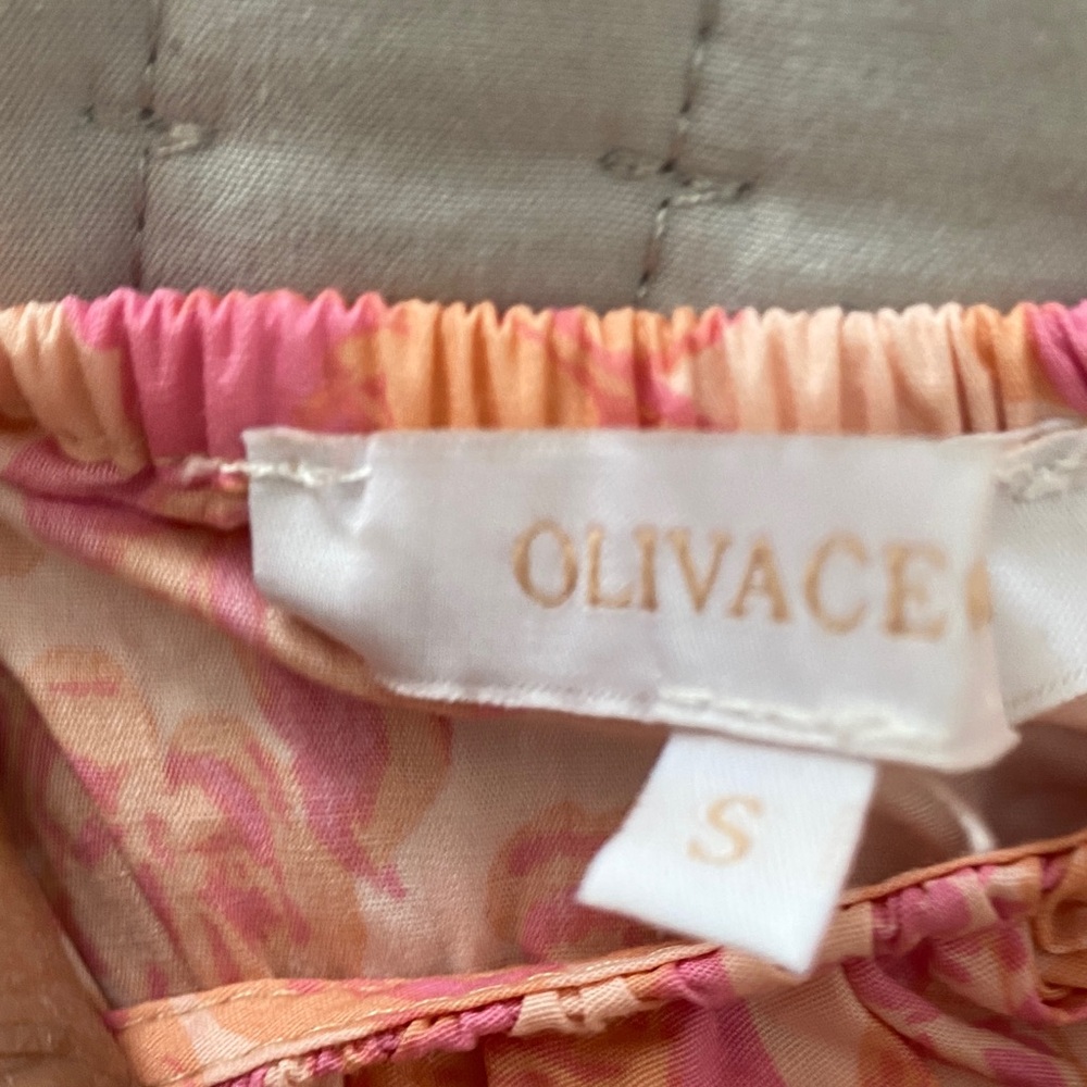 Olivaceous Pink and Orange Floral Dress - Picture 3 of 3